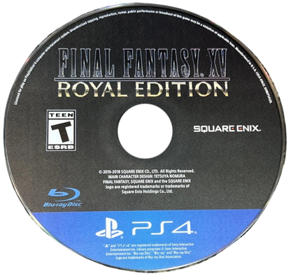 Final Fantasy XV [Royal Edition] – PlayStation 4 (PS4) video game disc, action RPG by Square Enix