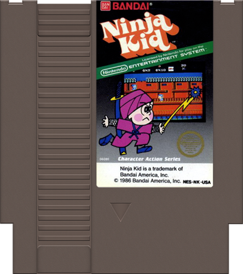 Ninja Kid [5 Screw] cartridge for Nintendo Entertainment System (NES) retro video game