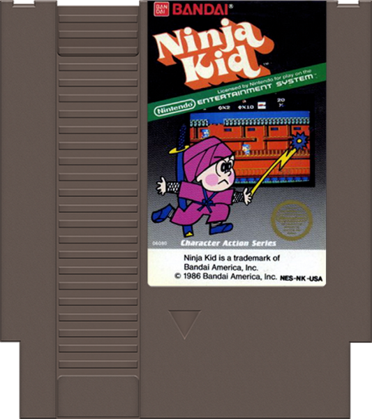 Ninja Kid [5 Screw] cartridge for Nintendo Entertainment System (NES) retro video game