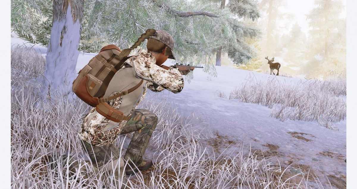 Hunting Simulator gameplay for Xbox One (XONE) realistic hunting simulation video game
