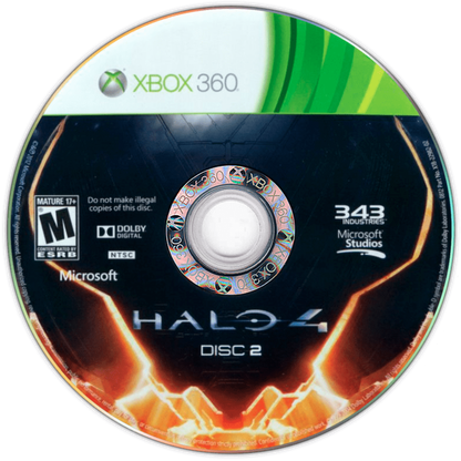 Halo 4 disc 2 for Xbox 360 (X360) sci-fi first-person shooter video game