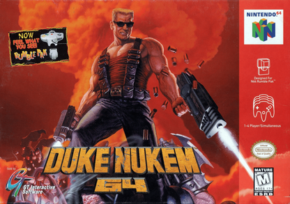 Duke Nukem 64 cover art for Nintendo 64 (N64) video game