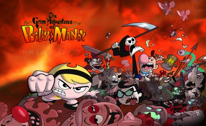 The Grim Adventures of Billy & Mandy – Nintendo Wii (Wii) action-adventure fighting cartoon video game title screen