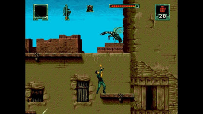 Stargate Sega Genesis video game, action platformer, sci-fi adventure, movie tie-in gameplay, retro Sega console title gameplay screenshot