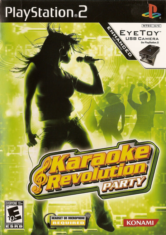 Karaoke Revolution Party cover art for Playstation 2 (PS2) video game