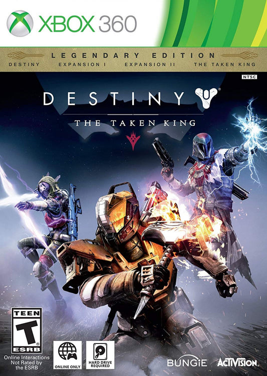 Destiny: The Taken King [Legendary Edition] cover art for Xbox 360 (X360) sci-fi first-person shooter MMO video game