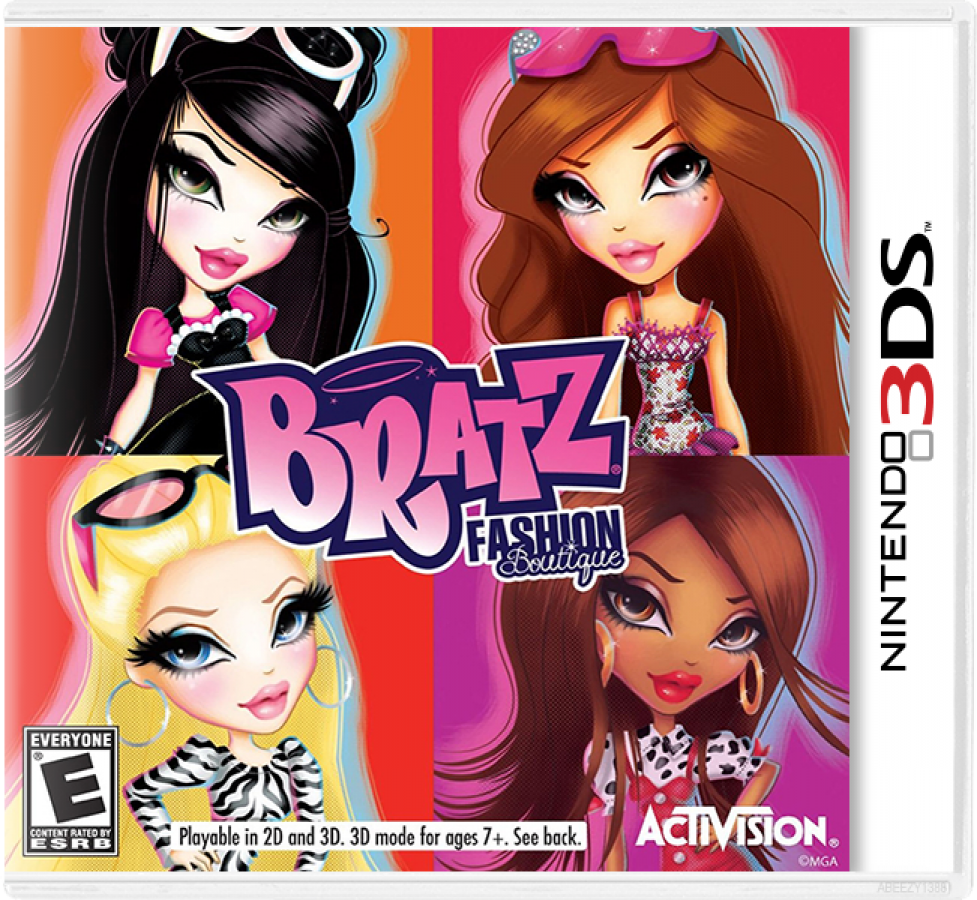 Bratz Fashion Boutique cover art for Nintendo 3DS (3DS) video game