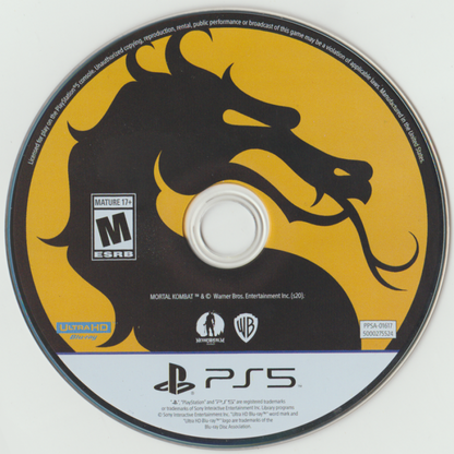 Mortal Kombat 11 Ultimate PS5 fighting video game disc