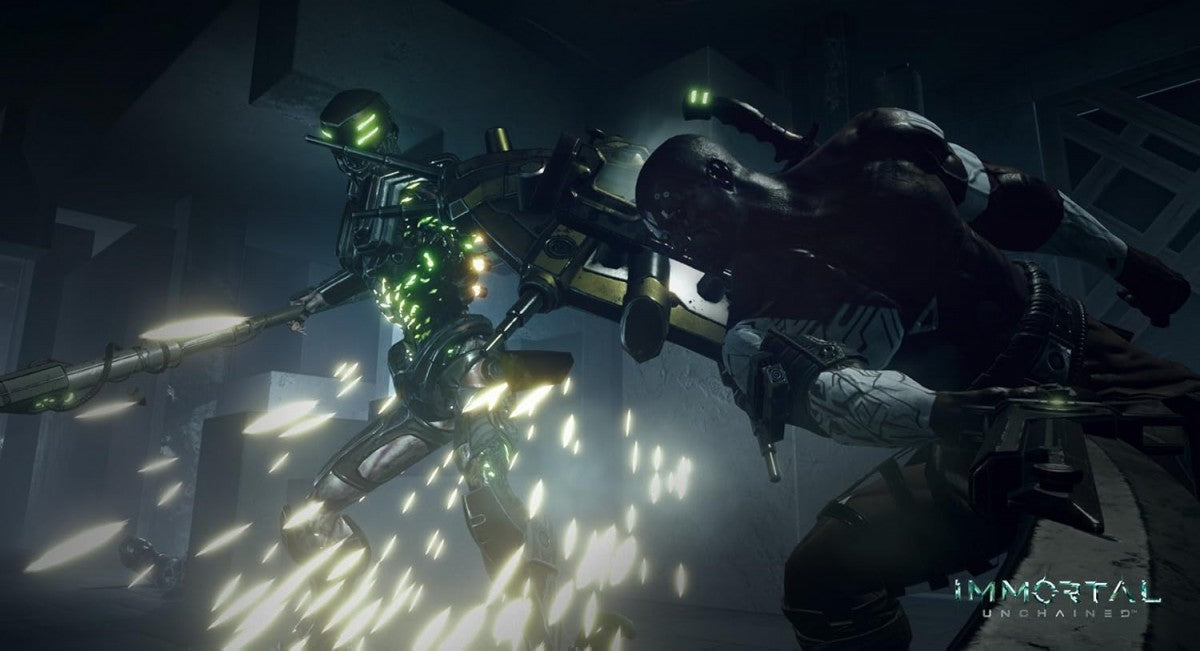 Immortal Unchained gameplay for Xbox One (XONE) sci-fi action role-playing shooter video game