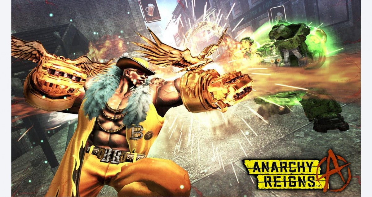 Anarchy Reigns gameplay for Xbox 360 (X360) beat ’em up action video game