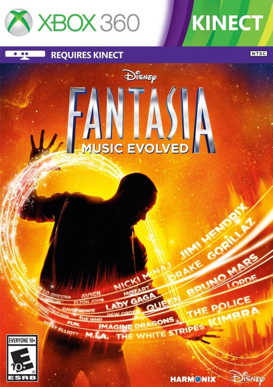 Fantasia: Music Evolved cover art for Xbox 360 (X360) video game