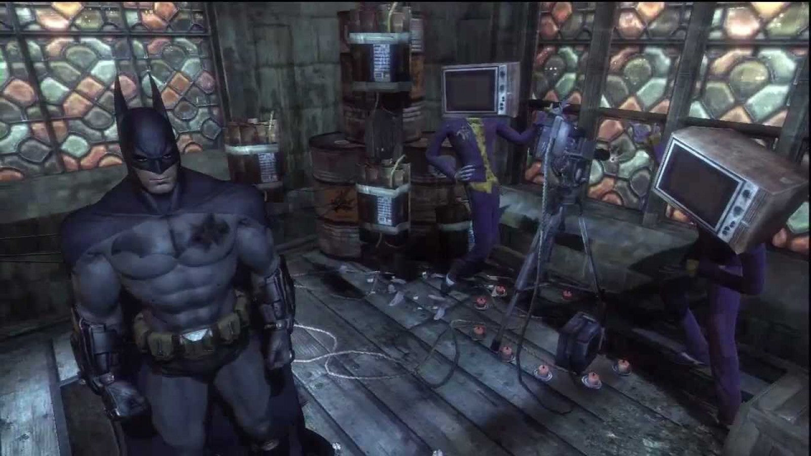 Batman Arkham Asylum & Batman Arkham City Dual Pack Greatest Hits PlayStation 3 PS3 video game, action adventure bundle, superhero combat and stealth gameplay, console title Arkham City gameplay screenshot