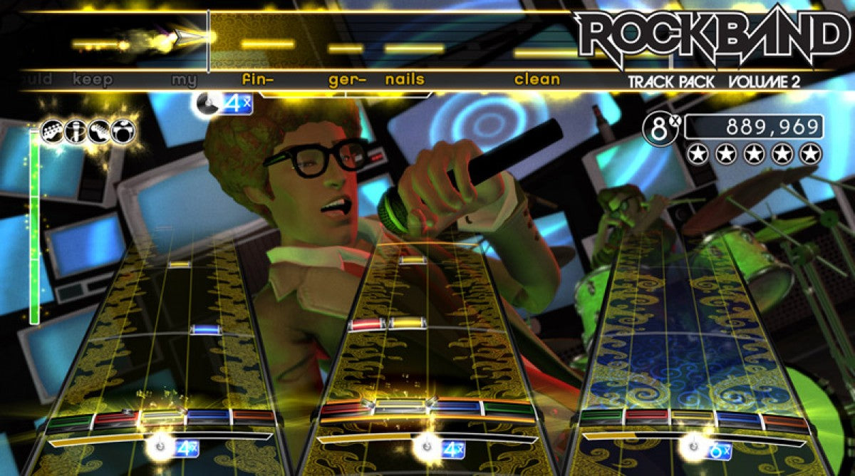 Rock Band Track Pack: Volume 2 – Nintendo Wii (Wii) rhythm music expansion pack video game gameplay