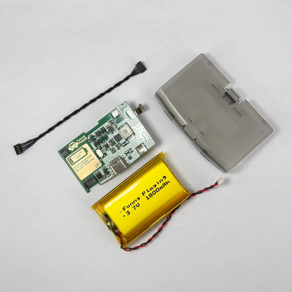 AGB IPS MAX Battery Kit for Game Boy Advance  - Funnyplaying