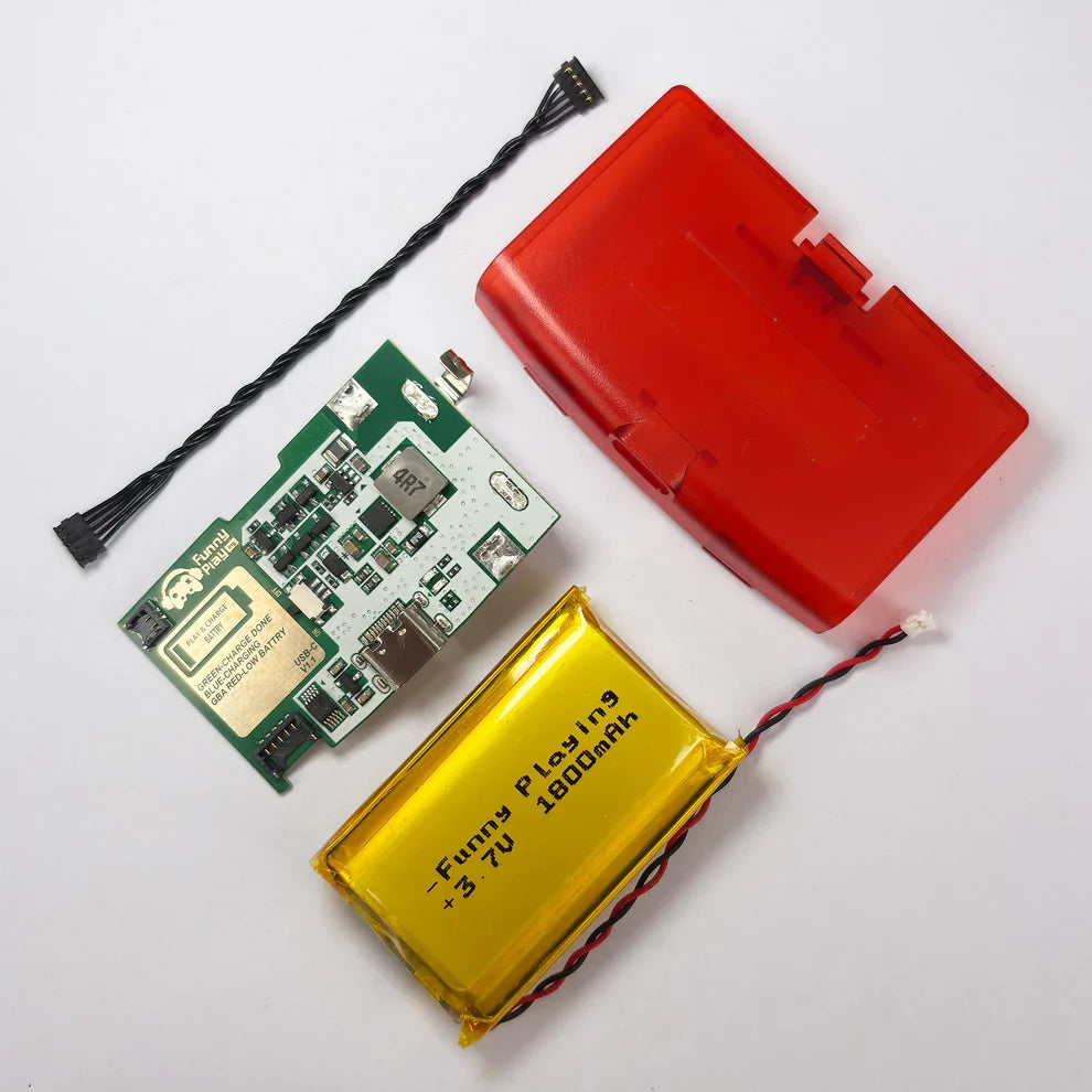 AGB IPS MAX Battery Kit for Game Boy Advance  - Funnyplaying