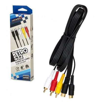 AV cable third party accessory for Sega Saturn SS