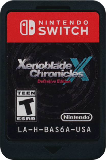 Xenoblade Chronicles X Definitive Edition cartridge for Nintendo Switch RPG game
