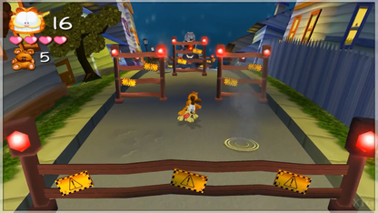 Garfield Lasagna World Tour PlayStation 2 retro video game party game gameplay (2006)