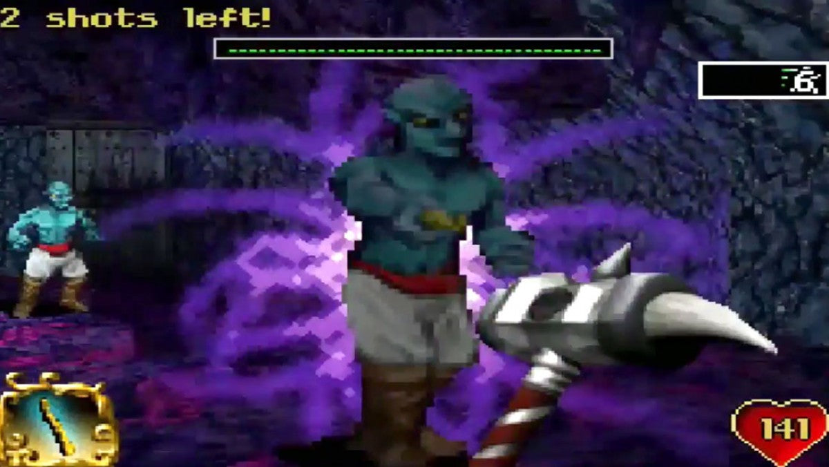 Orcs & Elves game for the Nintendo DS featuring first person dungeon crawling RPG gameplay with turn based combat fantasy environments and story driven quests as a lone hero battling monsters gameplay