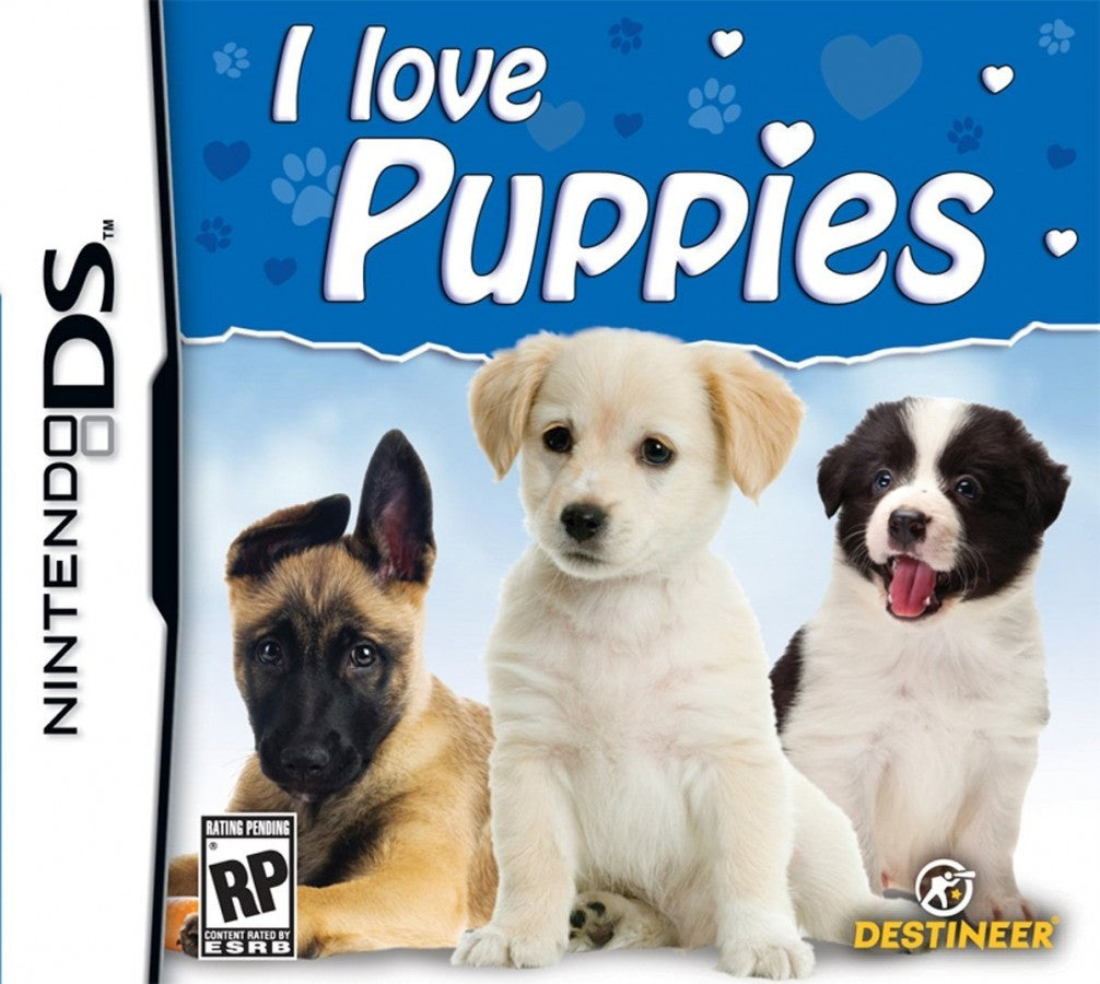 I Love Puppies cover art for Nintendo DS (DS) video game