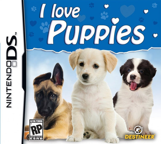 I Love Puppies cover art for Nintendo DS (DS) video game
