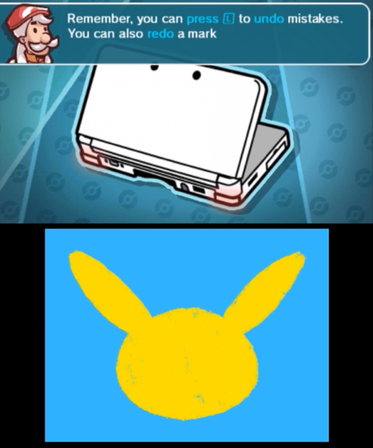 Pokémon Art Academy gameplay for Nintendo 3DS.