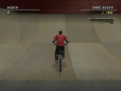 Matt Hoffman’s Pro BMX 2 GameCube GC video game, extreme sports, BMX racing and tricks, multiplayer, action sports gameplay, Nintendo GameCube title gameplay screenshot
