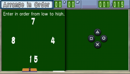 Mind Quiz gameplay for PlayStation Portable (PSP) puzzle video game
