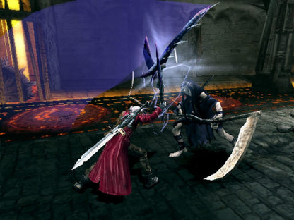 Devil May Cry 3: Dante’s Awakening for PlayStation 2 (PS2) at Gamers INC, featuring the explosive prequel that defined stylish action with fast, combo-heavy sword and gun combat, multiple fighting styles to master, iconic boss battles, and a high-energy story that pits Dante against Vergil in one of the greatest hack-and-slash games of all time gameplay screenshot