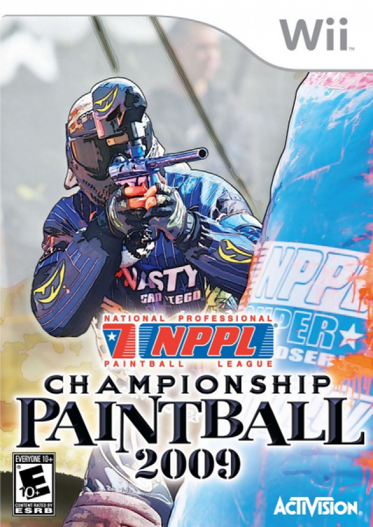 NPPL Championship Paintball 2009 cover art for Nintendo Wii (Wii) video game