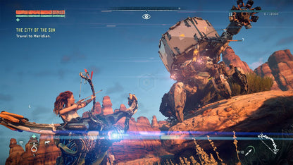 Horizon: Zero Dawn – PlayStation 4 (PS4) video game gameplay, open-world action RPG exclusive to PS4 set in a lush, post-apocalyptic world