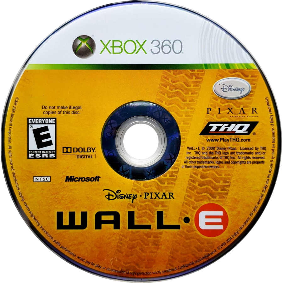 WALL-E disc for Xbox 360 (X360) action-adventure platformer video game