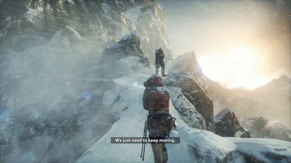 Rise of the Tomb Raider Xbox 360 action-adventure sequel Lara Croft Siberian expedition lost city of Kitezh secret of immortality tombs puzzles guerrilla combat crafting survival skills wildlife enemies Trinity organization gameplay screenshot