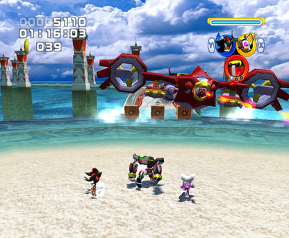 Sonic Heroes PS2 Sony PlayStation 2 3D platformer Sonic the Hedgehog team based gameplay speed power flight characters cooperative mechanics colorful action stages Sega retro gaming PlayStation 2 software video game title gameplay