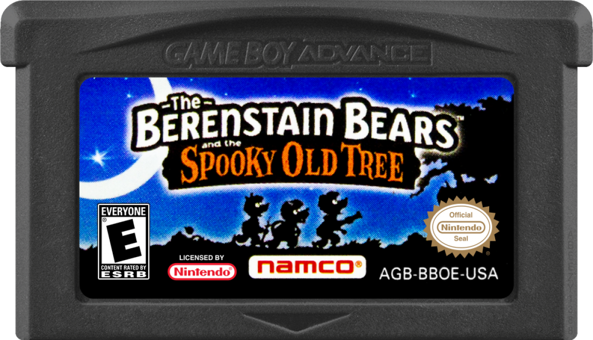 Game Boy Advance The Berenstain Bears and the Spooky Old Tree adventure game game cartridge