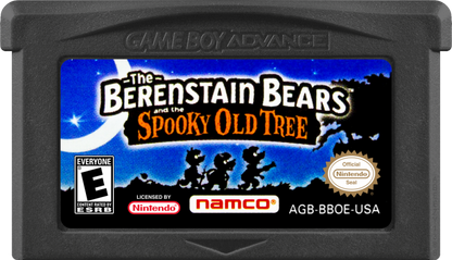 Game Boy Advance The Berenstain Bears and the Spooky Old Tree adventure game game cartridge