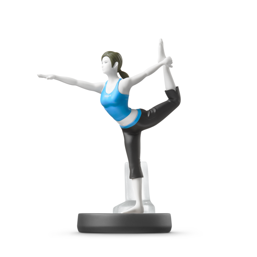 Wii Fit Trainer Super Smash Bros Amiibo loose Nintendo figure