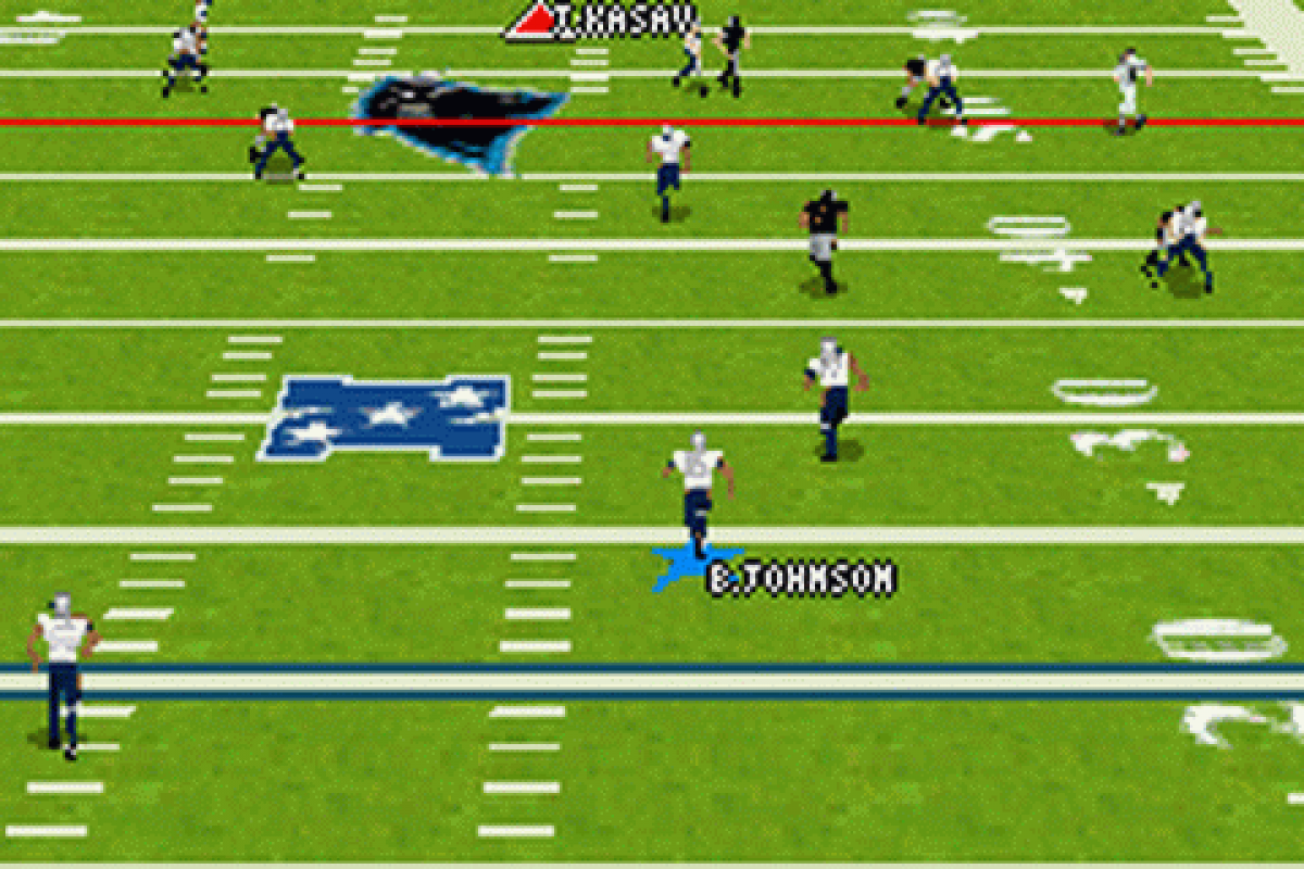 Game Boy Advance Madden 2005 football sports game gameplay