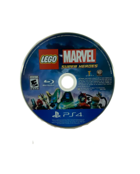 LEGO Marvel Super Heroes disc art for Playstation 4 (PS4) video game