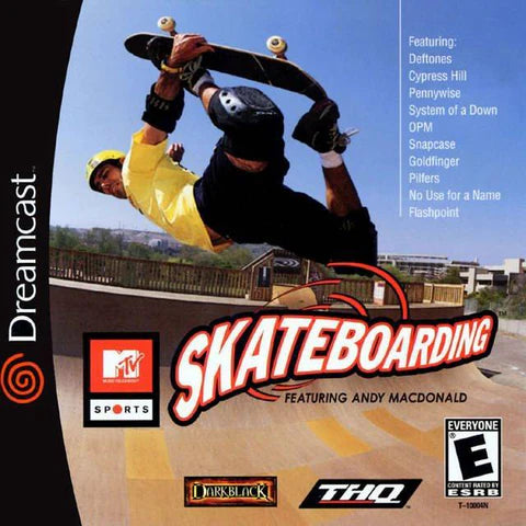 Tony Hawk's Pro Skater – Sega Dreamcast (DC) cover art for video game for DC