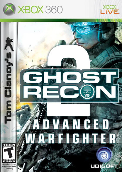 Tom Clancy's Ghost Recon: Advanced Warfighter 2 cover art for Xbox 360 (X360) tactical military shooter video game