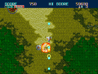 Thunder Force II Sega Genesis GEN for retro video game enthusiasts featuring classic shoot em up gameplay fast paced horizontal and top down scrolling action futuristic spacecraft intense enemy battles powerful weapon upgrades sci fi arcade action and collectible gaming appeal gameplay