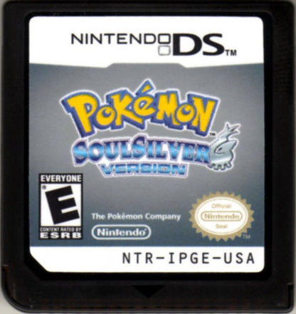 Pokémon: SoulSilver Version cartridge for Nintendo DS (DS) Pokémon RPG adventure video game