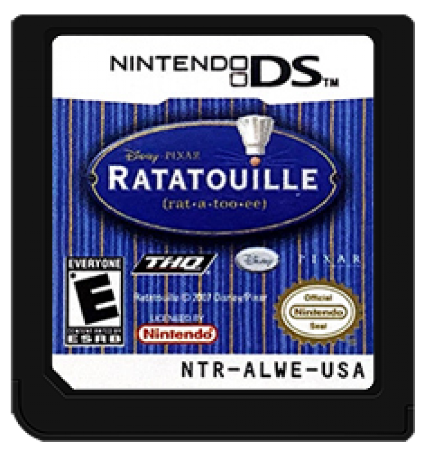 Disney Pixar Ratatouille cartridge for Nintendo DS (DS) animated movie-based adventure video game