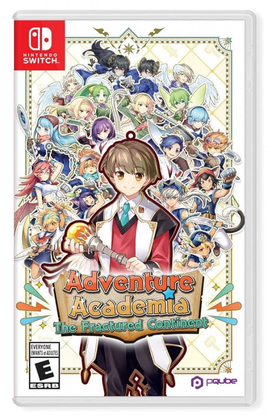 Adventure Academia: The Fractured Continent – Nintendo Switch (NS) cover art for video game for NS
