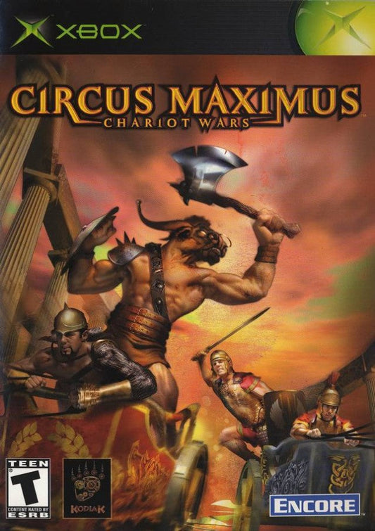 Circus Maximus: Chariot Wars cover art for Xbox (XBOX) video game