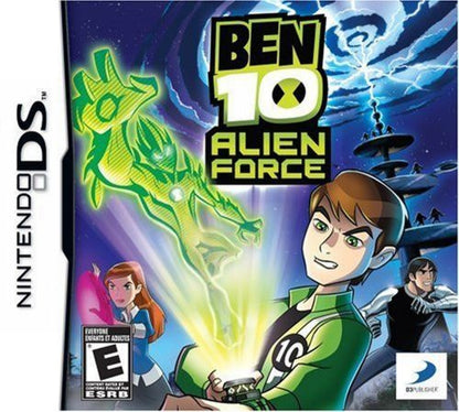 Ben 10: Alien Force cover art for Nintendo DS (DS) action adventure video game