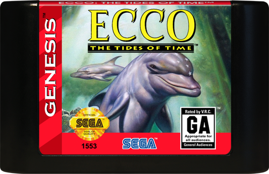 Ecco: The Tides of Time cartridge for Sega Genesis (GEN) video game