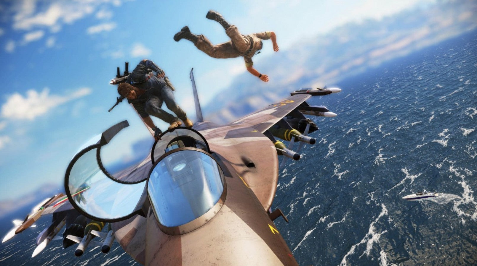 Just Cause 3 gameplay for Xbox One (XONE) open-world action-adventure video game
