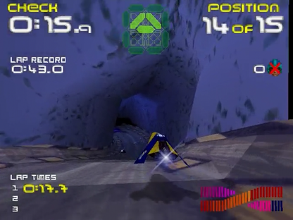 Wipeout 64 gameplay for Nintendo 64 (N64) video game